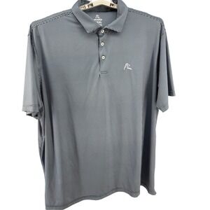 RHOBACK Mens XXXL Golf Polo Shirt Performance Houndstooth Short Sleeve Navy